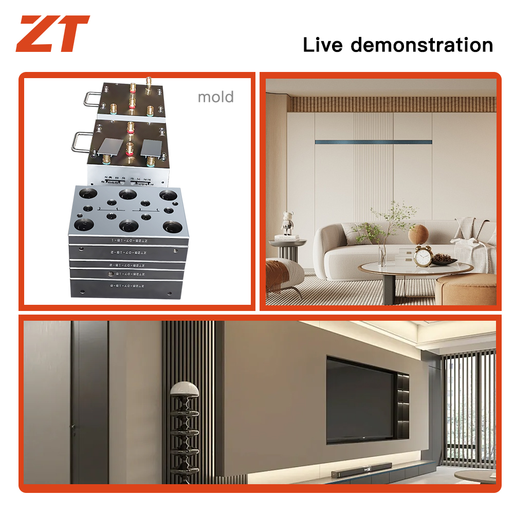 PVC interior decoration assembly accessories plastic profiles