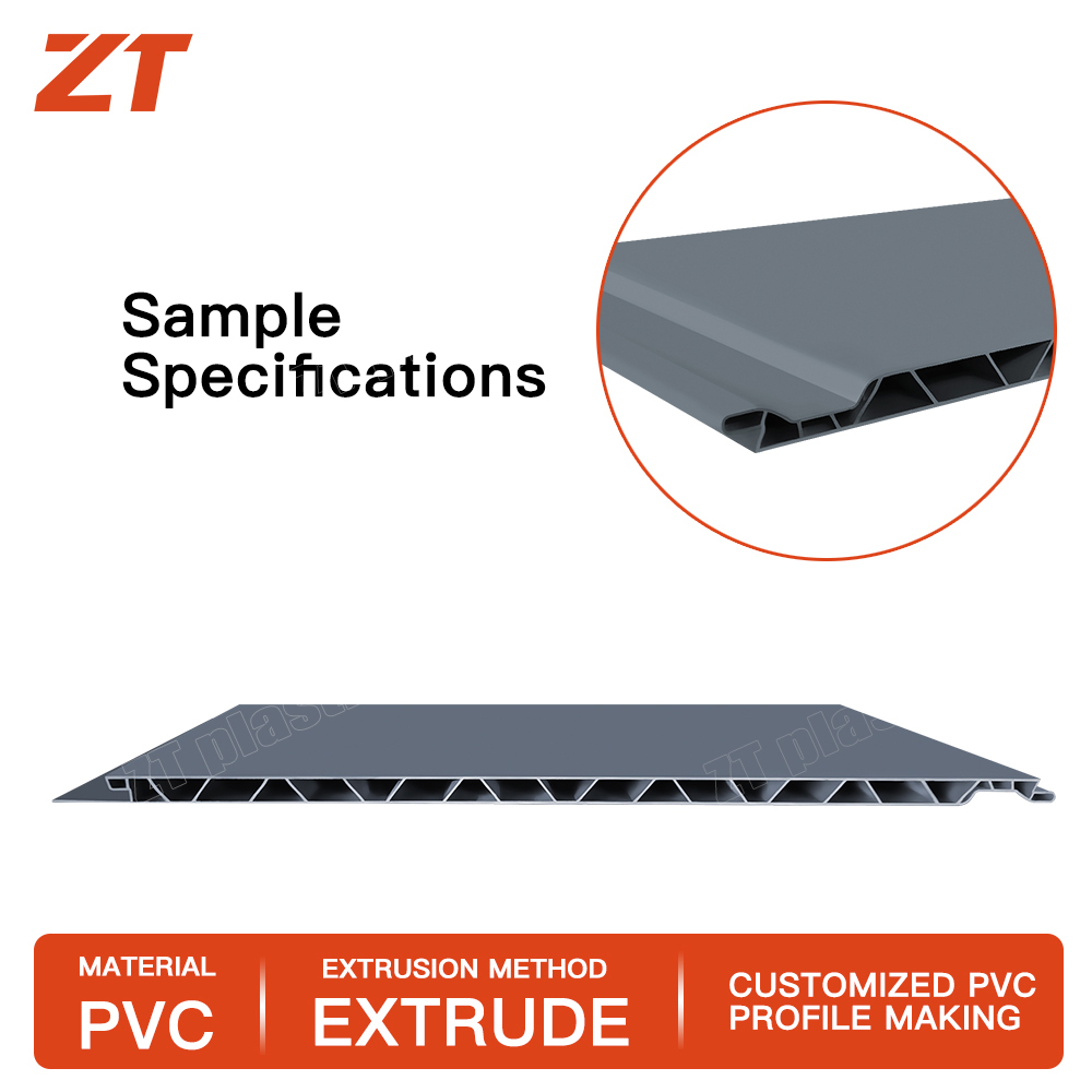 PVC precision quality indoor ceiling plastic profiles