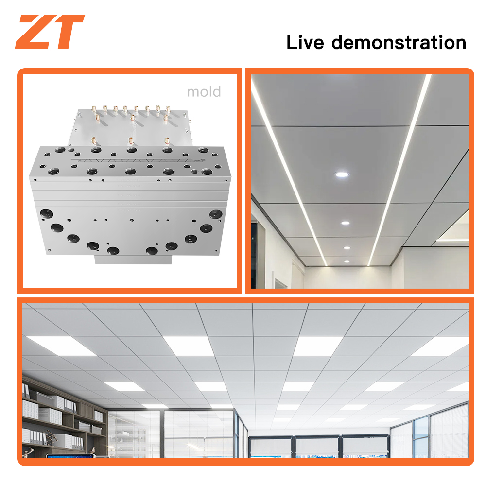 PVC precision quality indoor ceiling plastic profiles