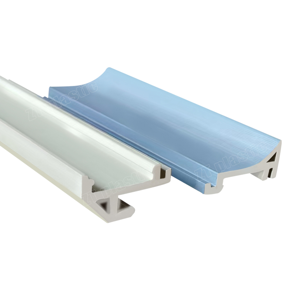 PVC foam board Indoor decoration skirting board plastic profiles