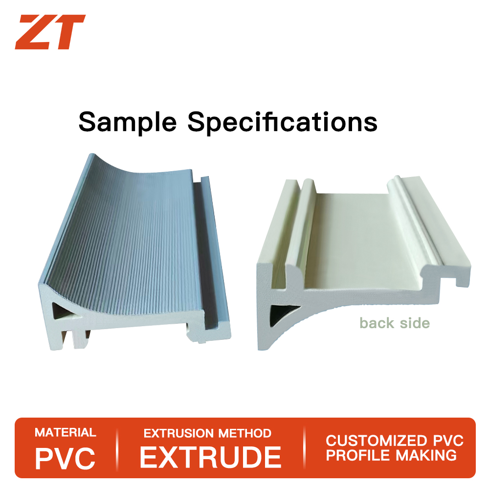 PVC foam board Indoor decoration skirting board plastic profiles