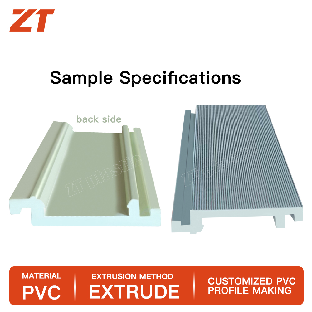 PVC foam board indoor decoration skirting board plastic profile