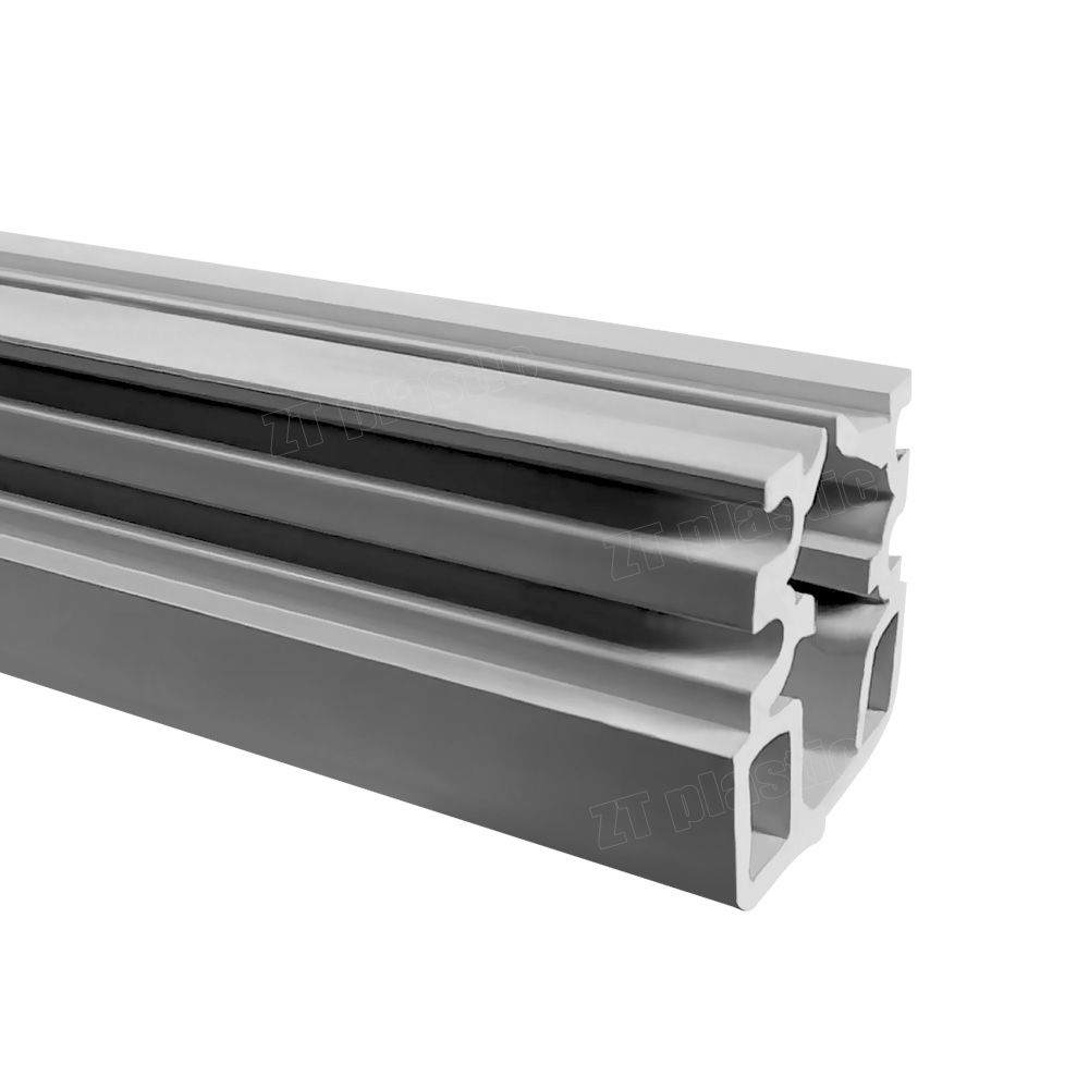 PVC industrial profiles Track and card slot plastic profiles