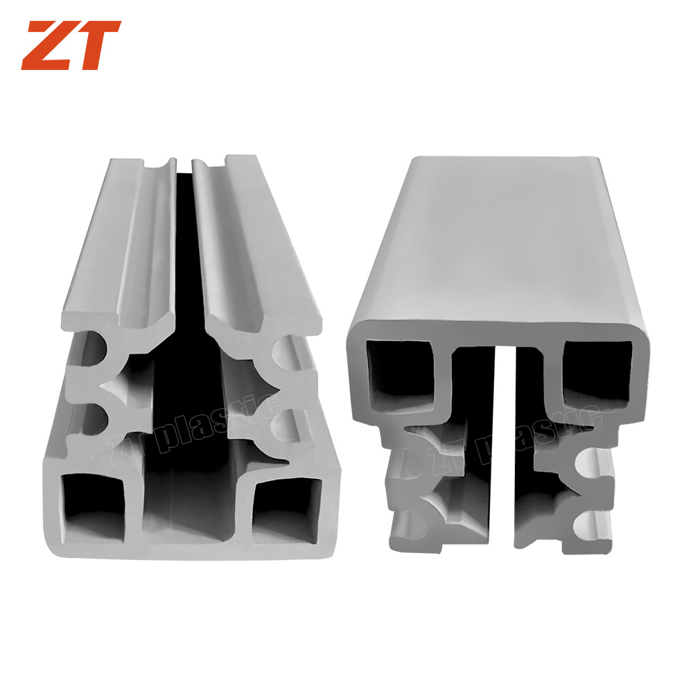 PVC industrial profiles Track and card slot plastic profiles