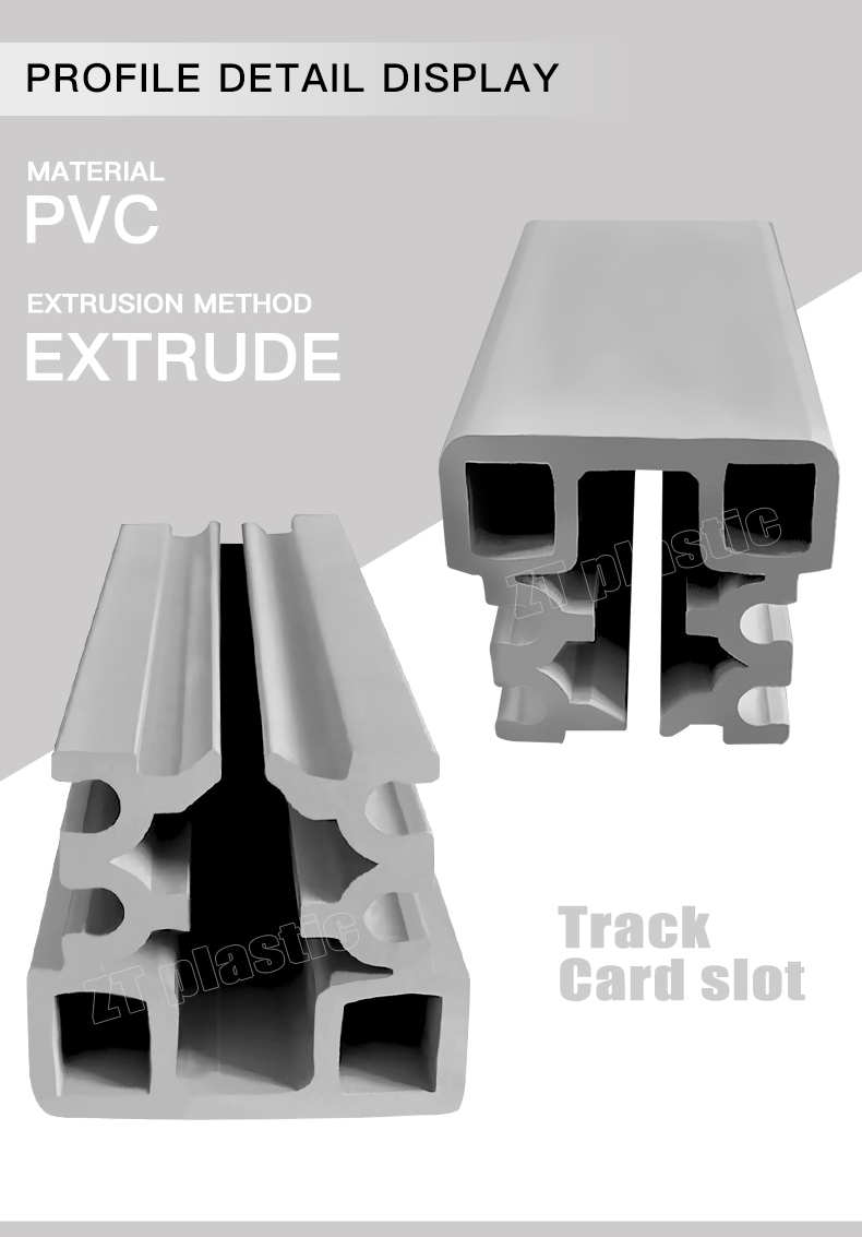PVC industrial profiles