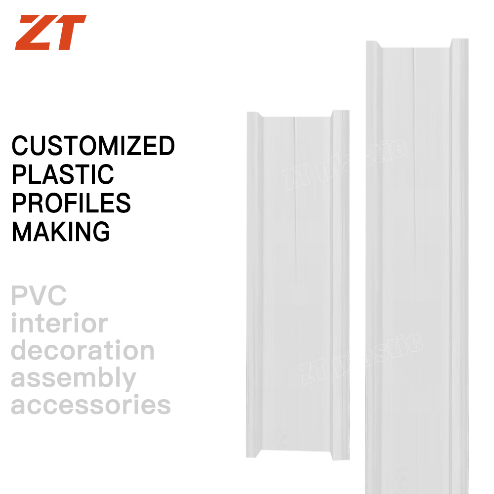 PVC white interior decoration assembly accessories plastic profiles