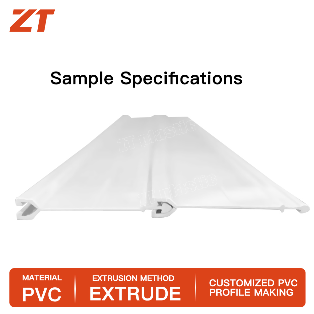 PVC white interior decoration assembly accessories plastic profiles