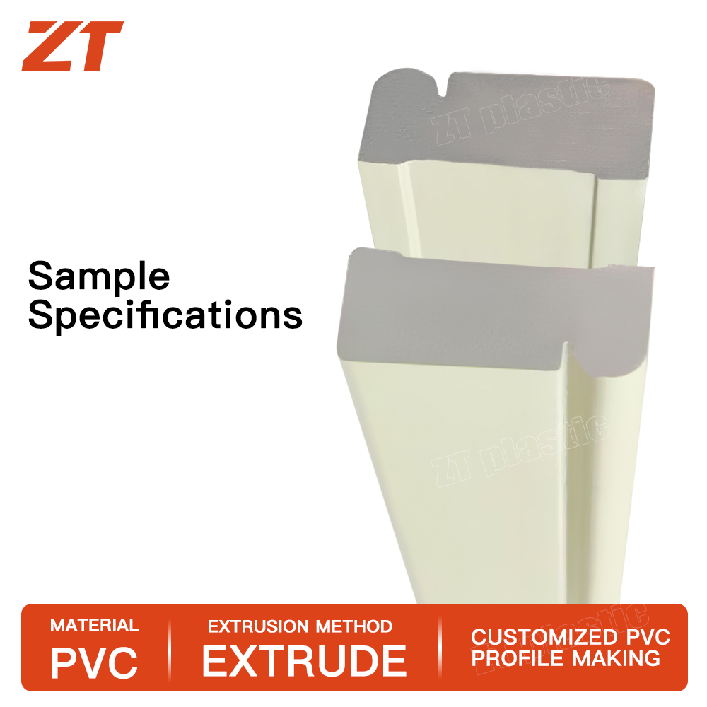 PVC foam board solid door frame decorative plastic profiles