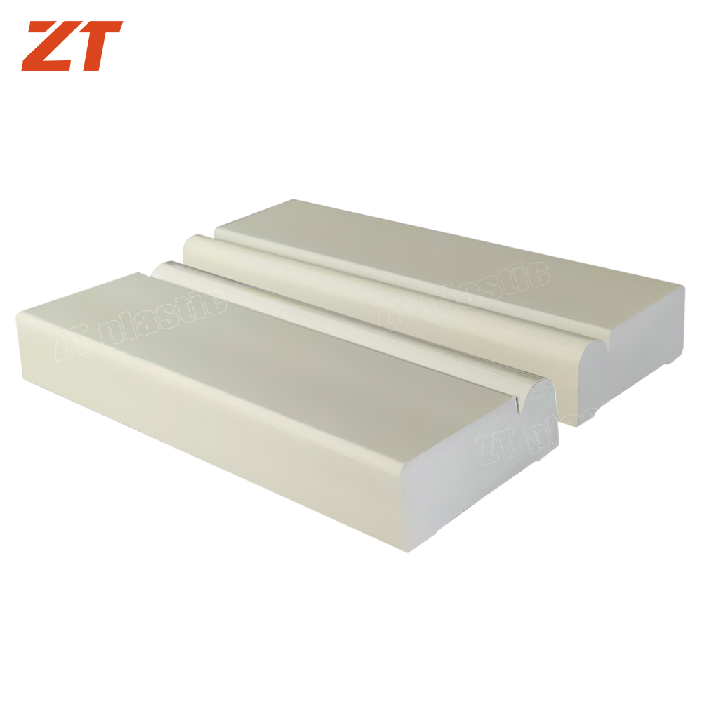PVC foam board solid door frame decorative plastic profiles