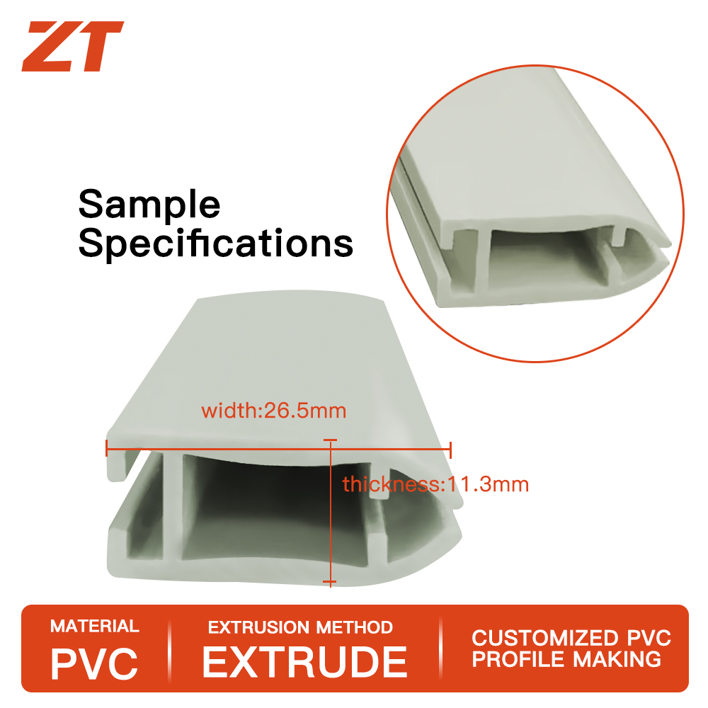PVC roller shutter door frame bracket plastic profiles