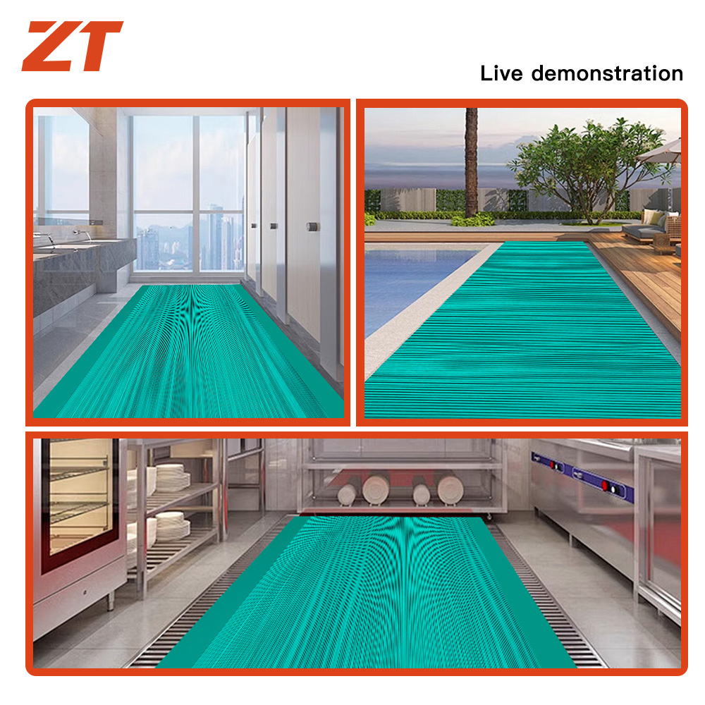 PE high-density industrial profile anti slip carpet plastic profiles