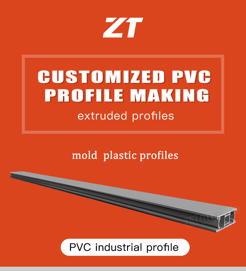 PVC industrial plastic profiles