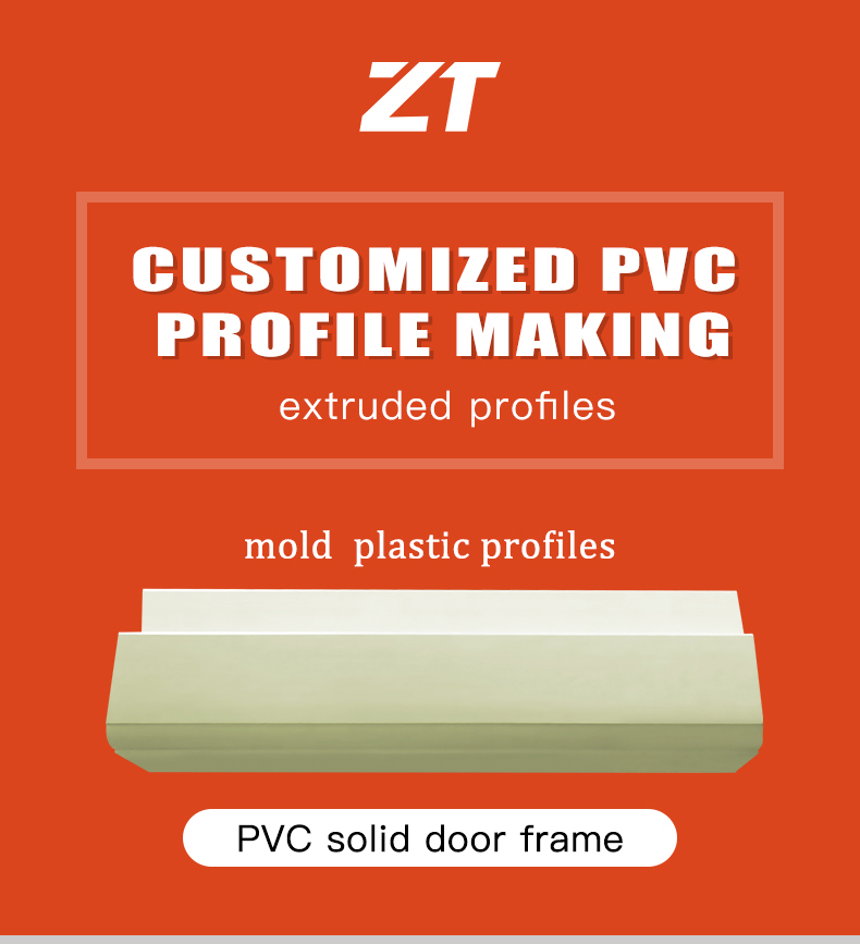 PVC foam board solid door frame plastic profile