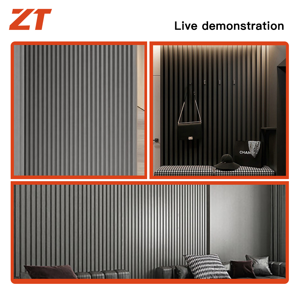 PVC foam board groove wall panel plastic profile Laminated marble pattern