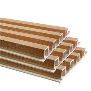 PVC foam board groove wall panel plastic profile Laminated wood grain