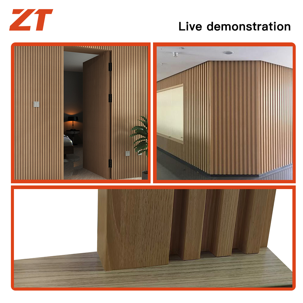 PVC foam board wall panel edge wrapping decorative plastic profile film wood grain