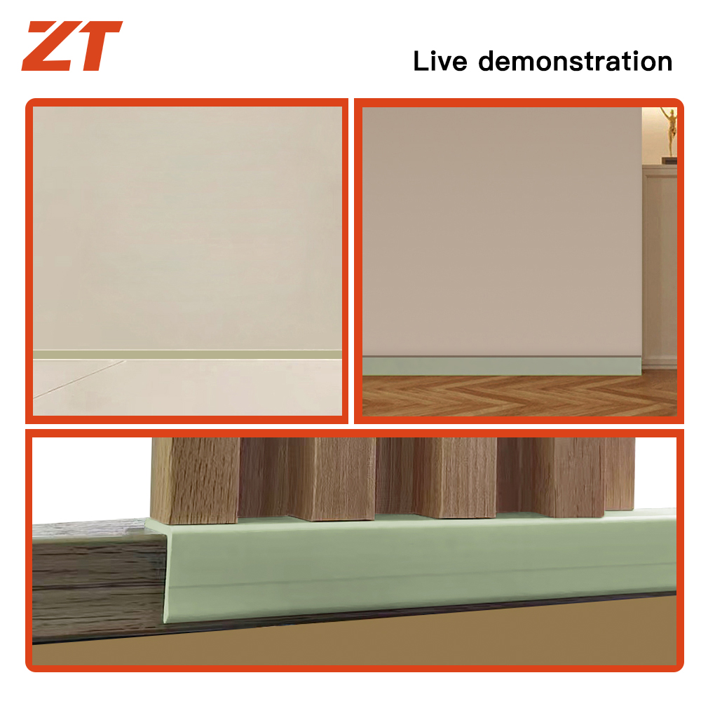 PVC foam board home decoration plastic profile skirting decorative strip