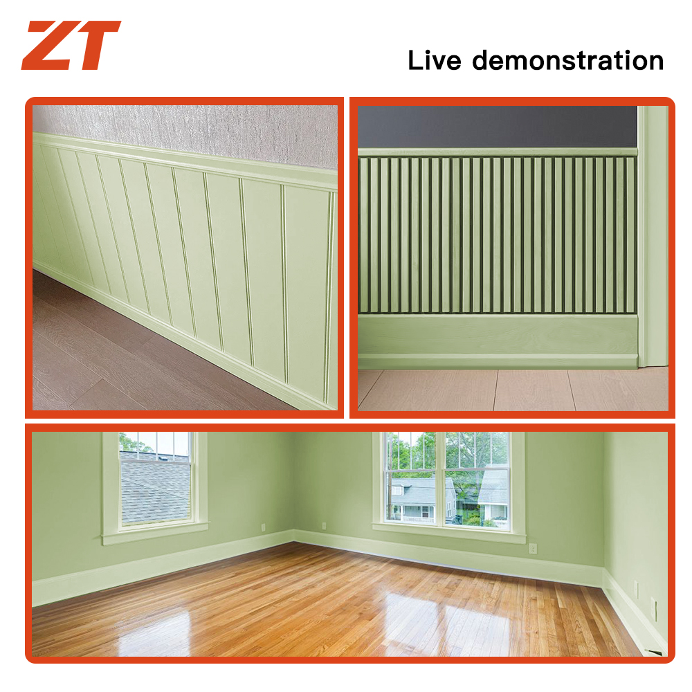 PVC foam board skirting decorative strip home decoration plastic profile