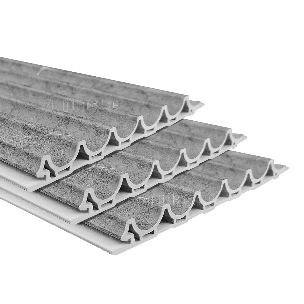 PVC foam board Laminated marble pattern wall panel plastic profiles