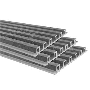 PVC foam board laminated marble patterned groove wall panel profile