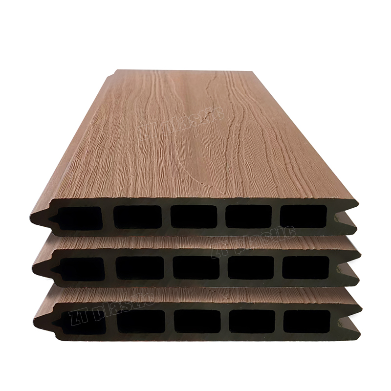 WPC Wood-Plastic Composites wood grain outdoor fence plastic profile