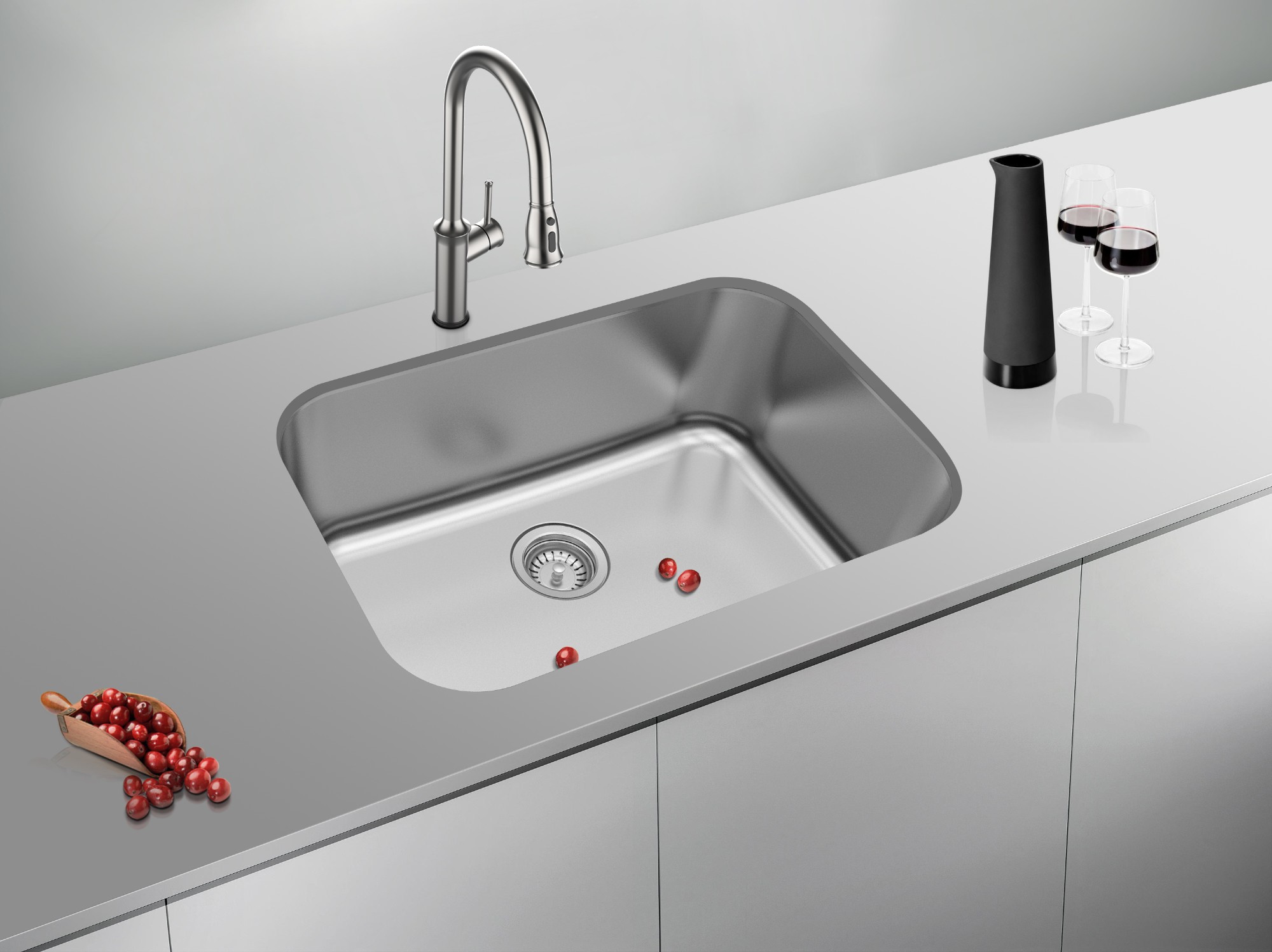 kraus undermount bathroom sink stainless steel kitchen