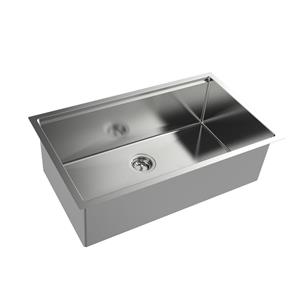 Round Undermount Kitchen Stainless Steel Sink