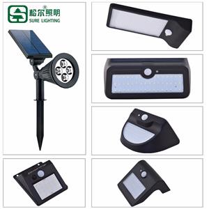 Garden Motion Activated Solar Powered Led Wall Light