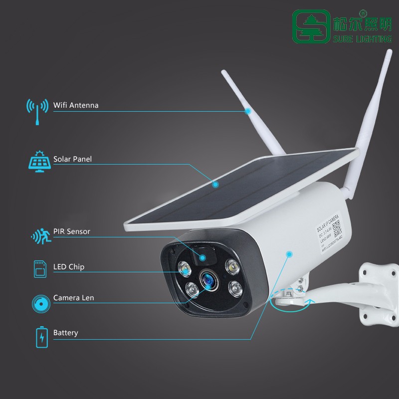 Wireless CCTV Security Network Solar Camera