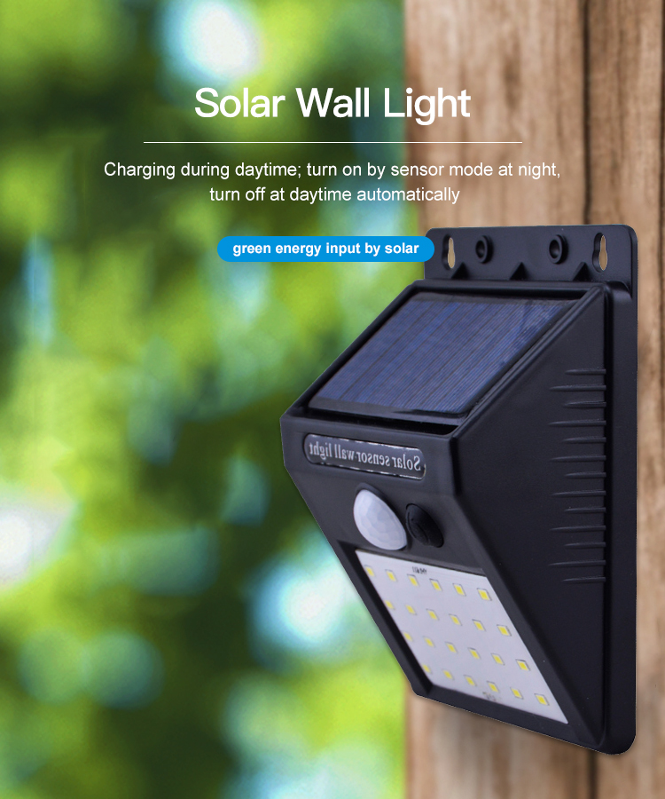 solar light wall