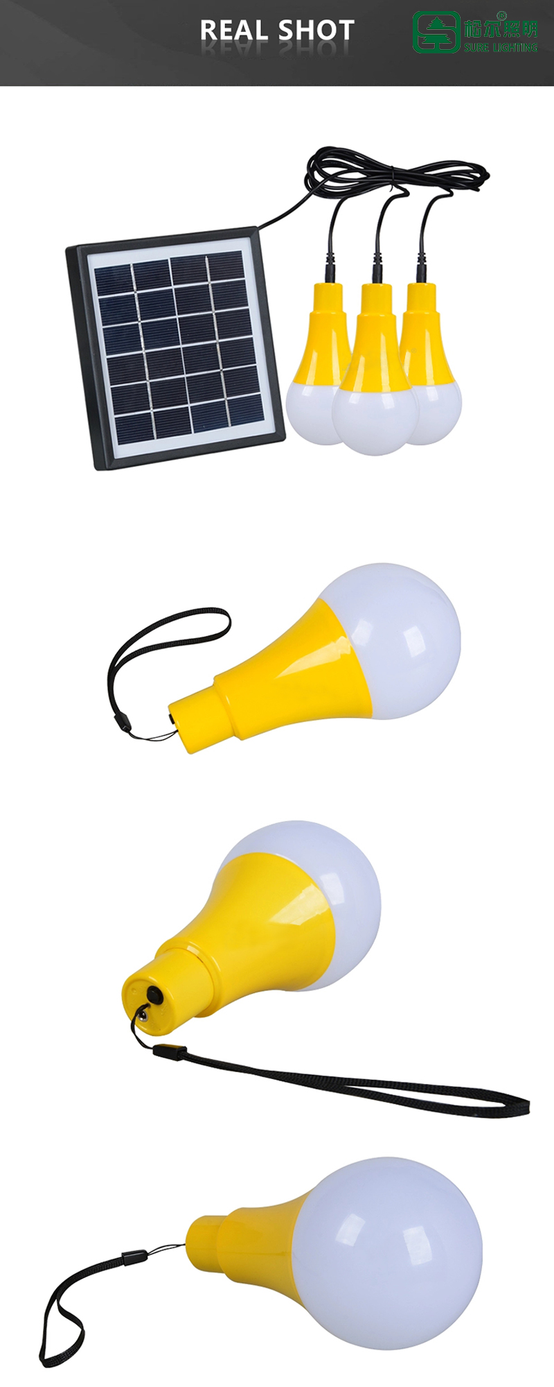 solar LED bulb ligh