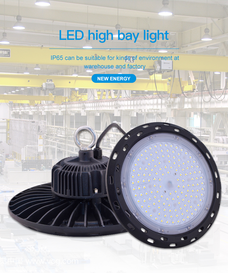 UFO LED Hallenbeleuchte High Bay Licht 50W 100W 150W für Gymnasium Werkstatt DHL 