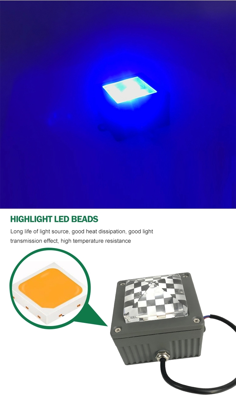 square led point light