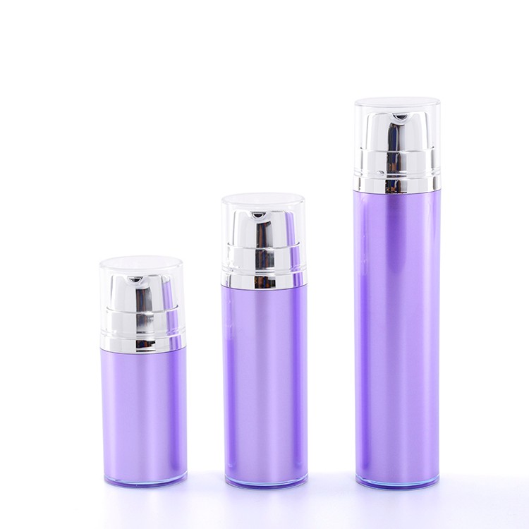 MS118 Purple luxury acrylic vacuum pump bottles