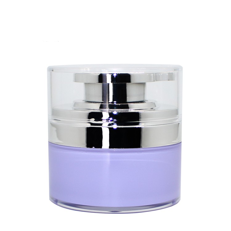 MS401 Luxury acrylic cosmetic airless jars for cream
