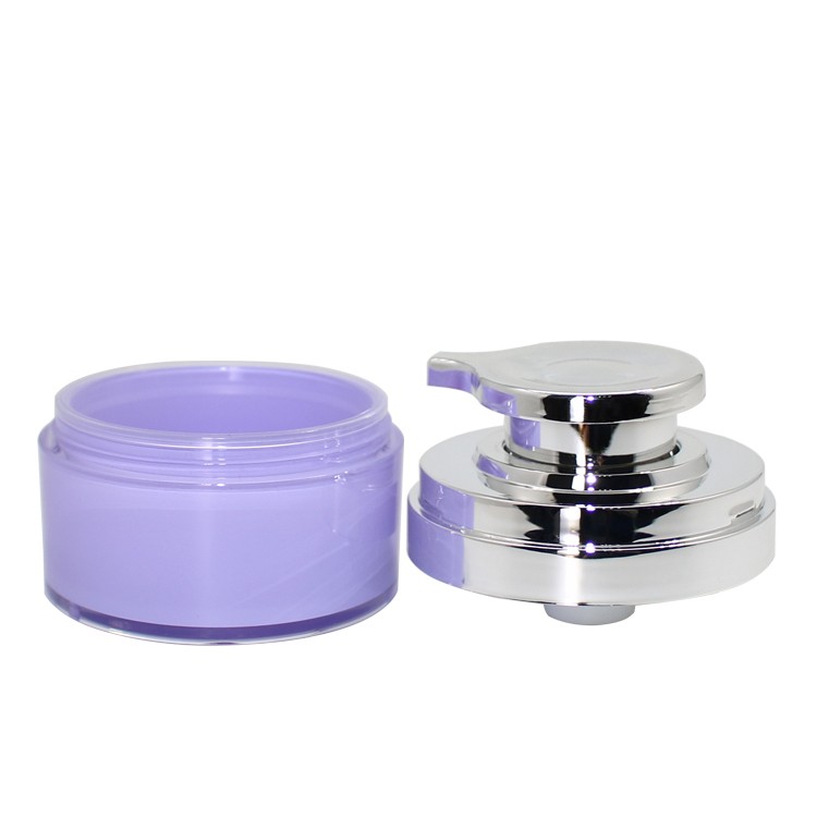 MS401 Luxury acrylic cosmetic airless jars for cream