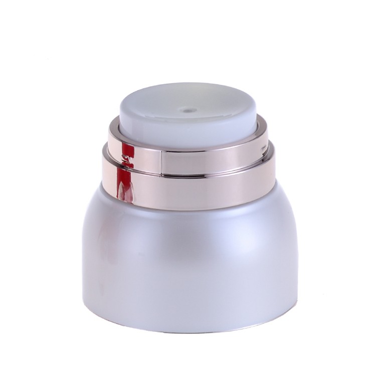 MS408 Pearl white dispensing pump airless jars