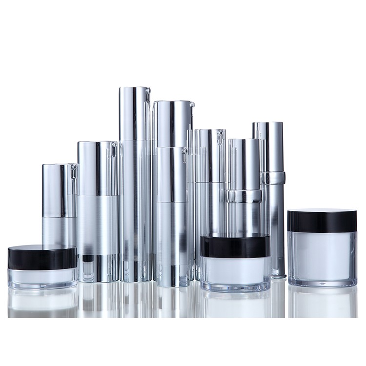MS209 Refillable brushed aluminum airless beauty packaging