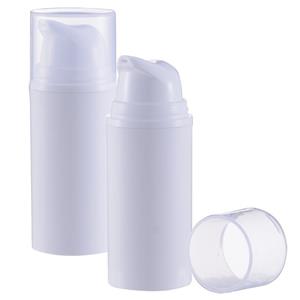 زجاجات مضخة فراغ MS303 بيضاء ص مع غطاء طبيعي