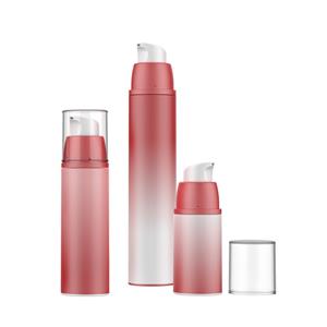 Embalaje dispensador sin aire material PP del cilindro rojo MS306 para cosméticos