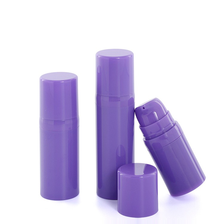 MS307 High end mini purple PP airless bottle for cream