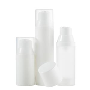 Frascos airless blancos MS318 PP para formulaciones con tapón natural