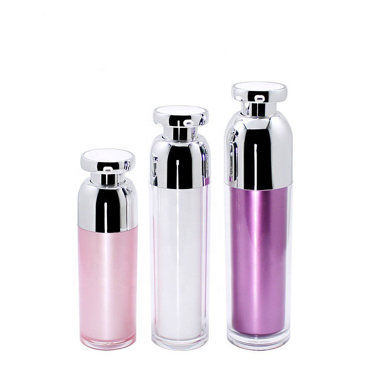 MS005 Kosmetikflaschen mit Airless-System mit allmählicher Farbe