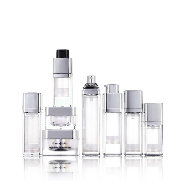 MS013 High level square twist up airless dispensing containers