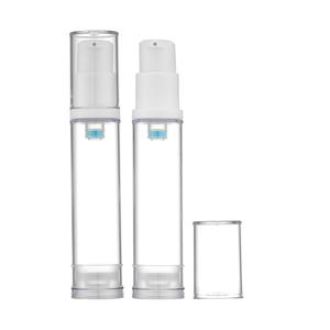 MS015 Mini botellas de vacío transparentes AS con bomba de tratamiento