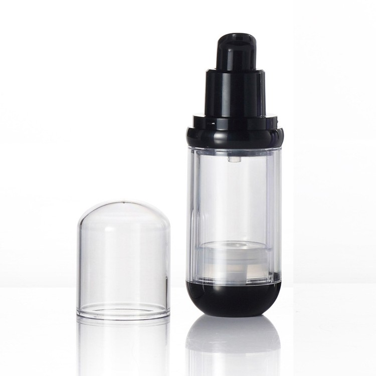 MS021 Cosmetic empty AS airless dispensing solutions system bottles
