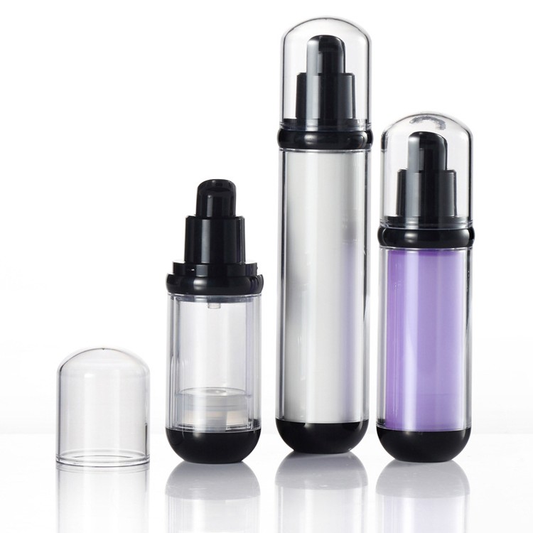 MS021 Cosmetic empty AS airless dispensing solutions system bottles