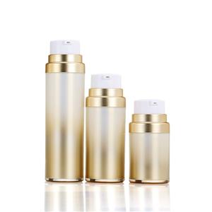 MS023 Twist lock AS airless containers with gold neck