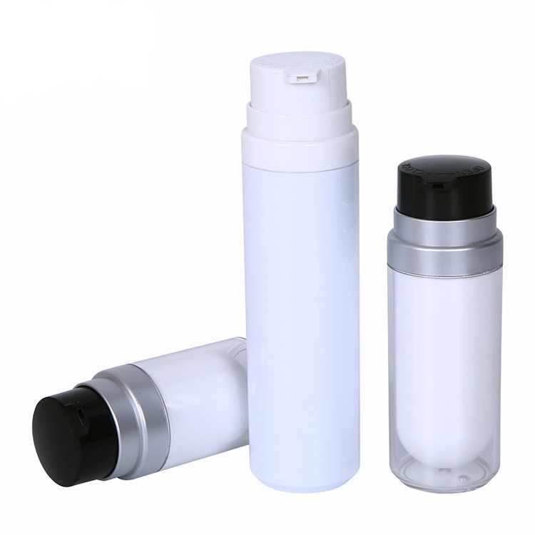 MS023 Twist lock AS airless containers with gold neck