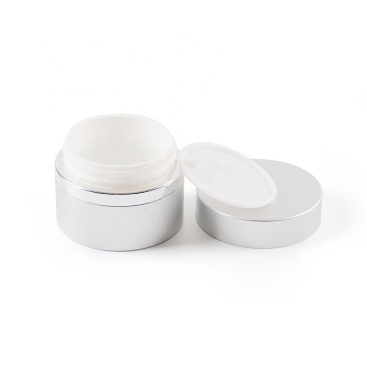 MJ101 Aluminum cosmetic glass jars for skin care products
